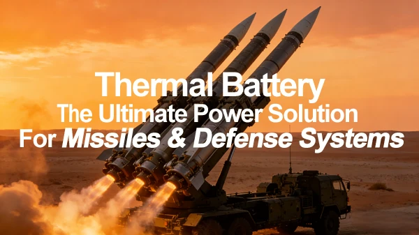 Military-Grade Thermal Battery Selection Guide | Long Working Time Custom Solutions for Defense