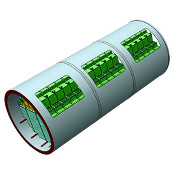  Deep-sea Lithium Battery Pack  400 V/174 Wh/kg for ROV/AUV- 6000m Pressure Resistant  |Mindway