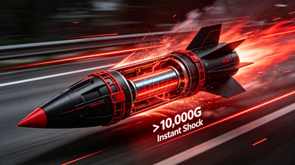 10,000G shock test validation of Mindway thermal battery