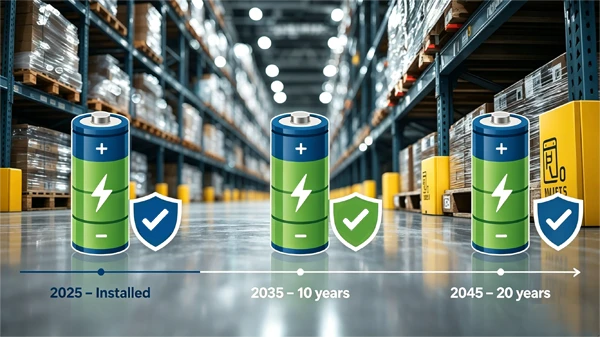 20-year maintenance-free shelf life solid salt electrolyte thermal battery